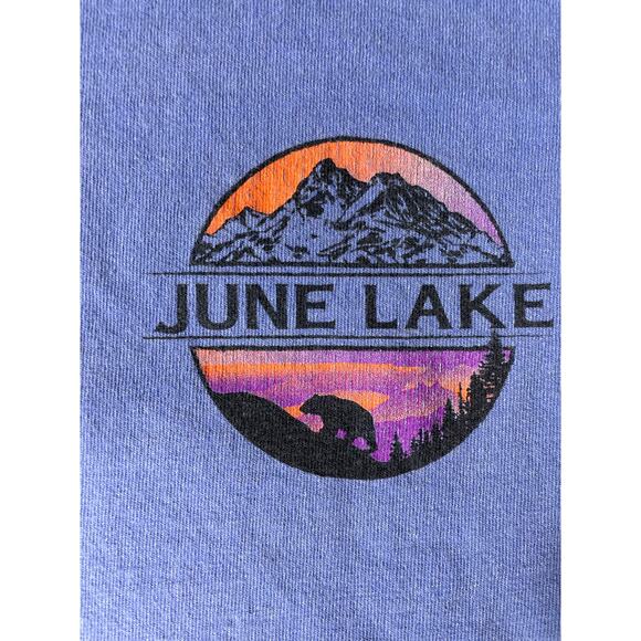 June Lake California Long Sleeve Graphic Tee XL - Picture 5 of 6